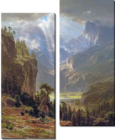 Картина Скалистые горы, пик Ландерса