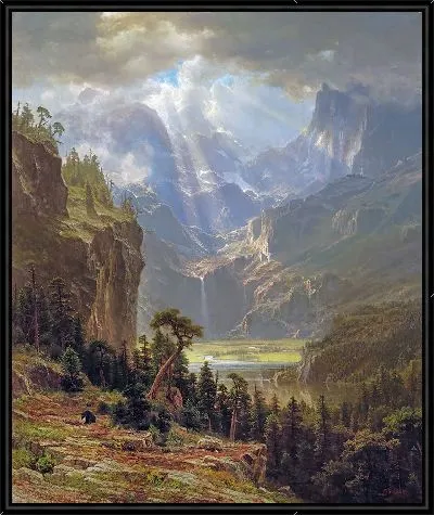 Картина Скалистые горы, пик Ландерса