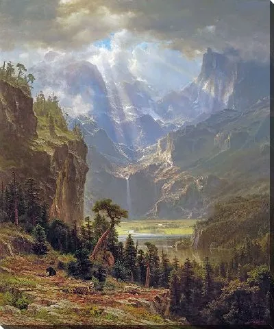 Картина Скалистые горы, пик Ландерса