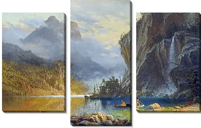 Картина Индейцы, занимающиеся подводной охотой