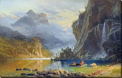 Картина Индейцы, занимающиеся подводной охотой