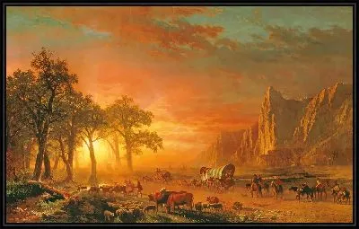 Эмигранты пересекают равнины