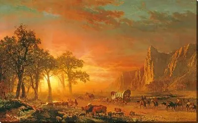 Картина Эмигранты пересекают равнины