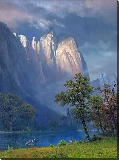 Картина Катедрал-Рокс, Йосемити-1