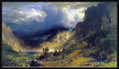 Буря в Скалистых горах, гора Розали