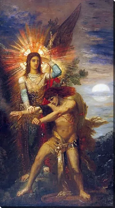 Картина Иаков и Ангел