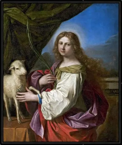 Картина Святая Агнесса