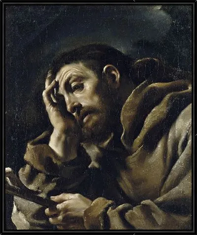 Картина Святой Франциск в медитации