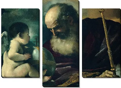 Картина Бог Отец и Ангел