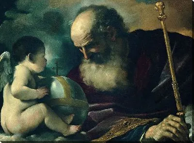 Картина Бог Отец и Ангел