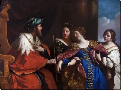 Картина Эсфирь перед Ахашверошем