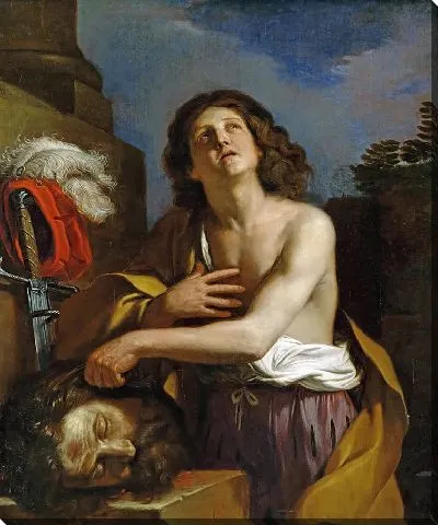 Картина Давид с головой Голиафа