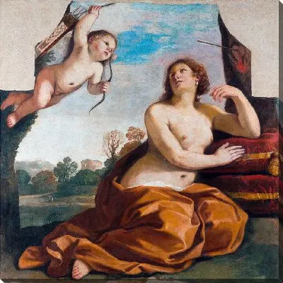 Картина Венера и Купидон