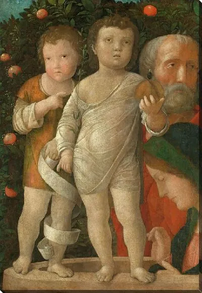 Картина Святое семейство со святым Иоанном Крестителем