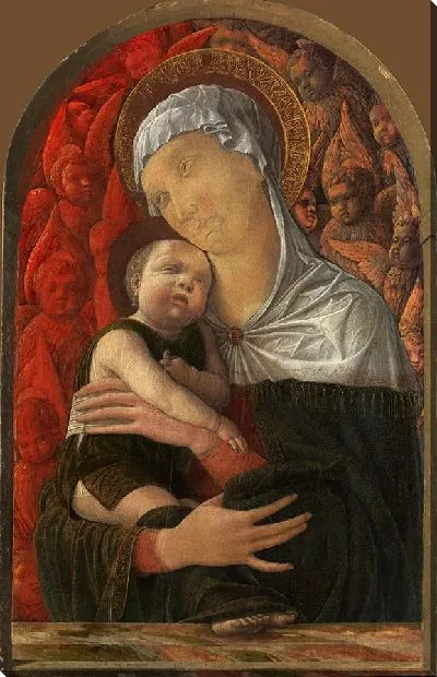 Картина Мадонна с младенцем, серафимами и херувимами