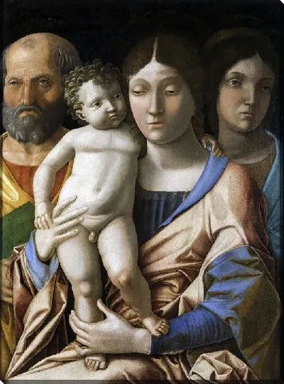 Картина Святое семейство с женщиной-святой