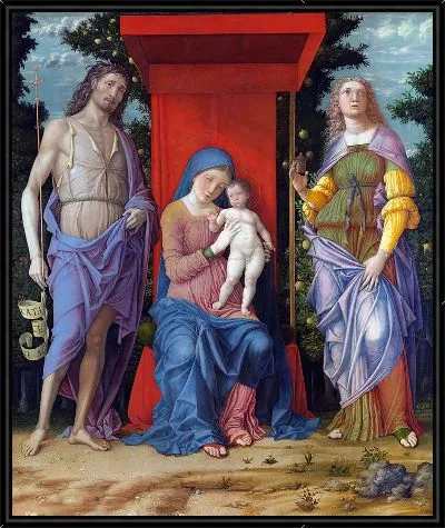 Богоматерь с младенцем, Марией Магдалиной и святым Иоанном Крестителем