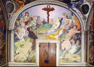 Картина Поклонение бронзовой змее-3