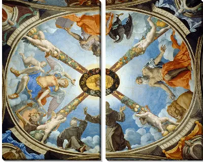 Потолок часовни Элеоноры Толедской