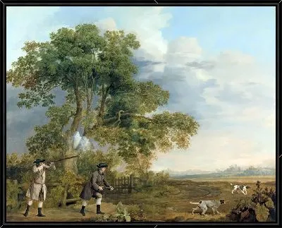 Картина Двое джентльменов стреляют