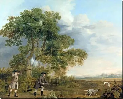 Картина Двое джентльменов стреляют