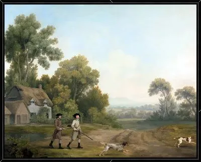 Картина Двое джентльменов отправляются на охоту