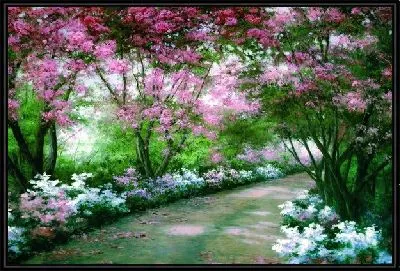 Картина Тропинка в саду (The path in the garden)