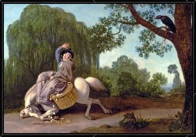 Жена фермера и ворон