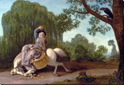 Жена фермера и ворон