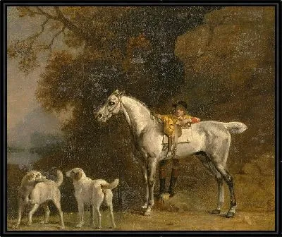 Картина Эскизы к или после Третий герцог Ричмонд с охотой на Чарльтона