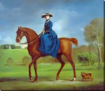 Картина Маргарет Ньютон (урожденная Конингсби), графиня Конингсби в костюме Чарльтона Ханта