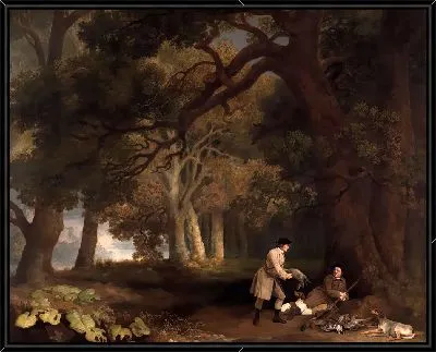 Картина Отдых после стрельбы