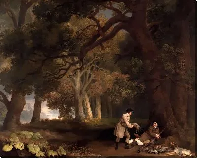 Картина Отдых после стрельбы