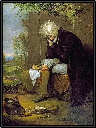 Картина Пилигрим, оплакивающий своего мертвого осла