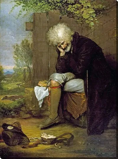 Картина Пилигрим, оплакивающий своего мертвого осла