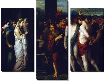 Пилад и Орест приведены в жертву Ифигении