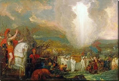 Картина Иисус Навин переходит реку Иордан с Ковчегом Завета