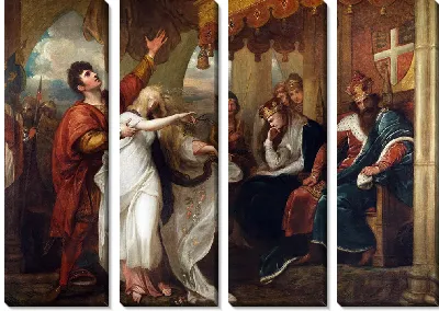Картина Гамлет. Акт IV, Сцена V (Офелия и Лаэрт)