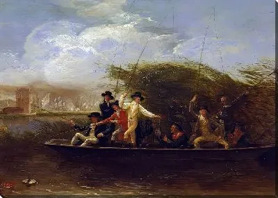 Картина Джентльмены на рыбалке