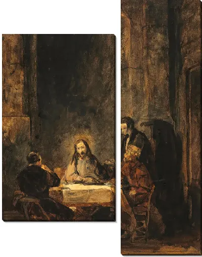 Картина Христос в Эммаусе