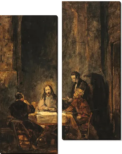 Картина Христос в Эммаусе