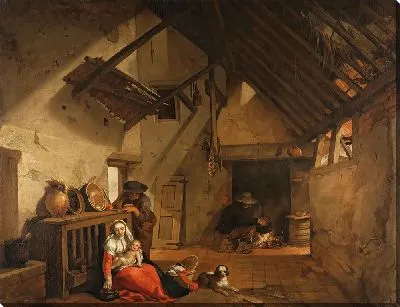 Картина Отдых на пути в Египет-1