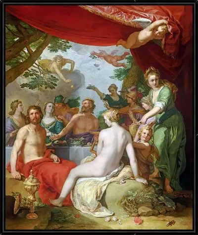 Пир богов на свадьбе Пелея и Фетиды