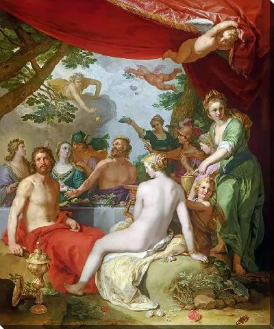 Пир богов на свадьбе Пелея и Фетиды