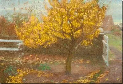 Картина Грушевое дерево, осень