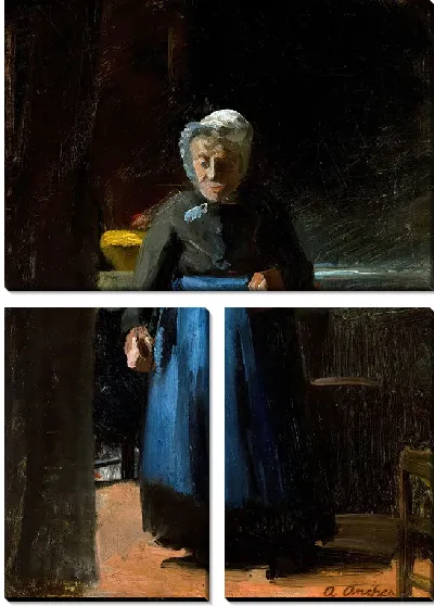 Картина Старушка на кухне