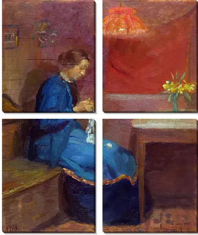 Женщина с рукоделием