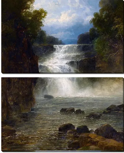 Модульная картина Водопад (Waterfall) №6