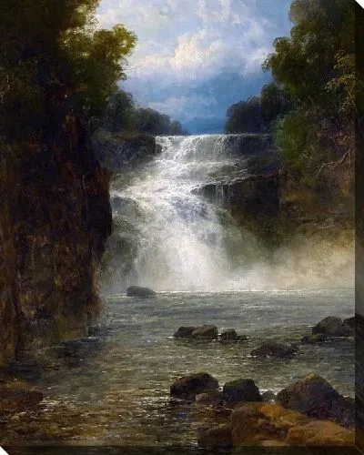 Картина маслом Водопад (Waterfall) №6