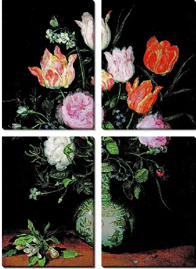 Картина Цветы в вазе Вань-Ли